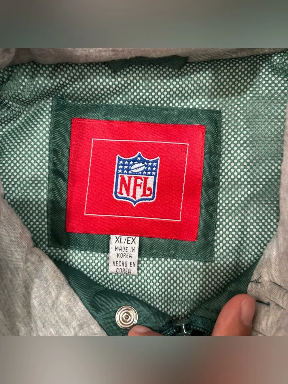 NFL Green Bay Packers green heavyweight puffer jacket  men’s size XL